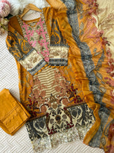 Vibrant Yellow Floral Salwar-1099