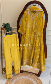 Agha Noor Formal Chiffon Ensemble