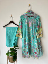 Embroidered Lawn Suit with Scallop Dupatta-1702 - Pehnava Lawns