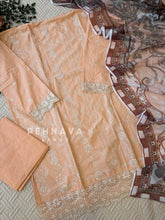 Embroidered Semi Stitched Suit - 2182