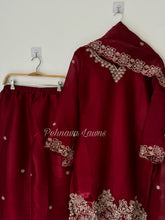 Maroon fancy party wear