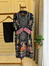 Contrast Printed Modern Pakistani Suit-2