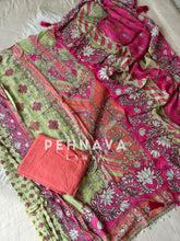Pure muslin with detailings and muslin Dupatta-112