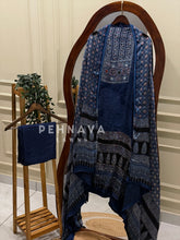 Velvet Ajrakh Printed Unstitched Suit 298