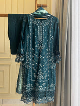 Teal Blue Embroidered Pakistani Suit-5364A