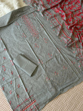 Fully embroidered Cotton suit Ft. Embroidered Dupatta-1262