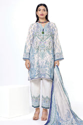 Khaadi Unstitched Printed Lawn suit-0111