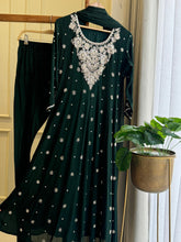 Chinnon Heavy Handworked Anarkali Suit
