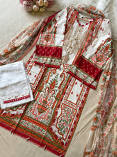 Casual Chic Pakistani Suit-off white 1029B