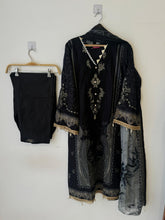 Black Printed Pakistani Cotton Suit