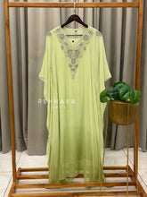 Pearl Embroidered Kaftan Set