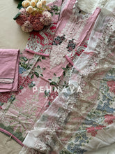 Paki printed suit with embroidered dupatta-3445