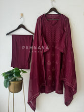 Premium Chanderi Handworked Ensemble-No.8 - Pehnava Lawns