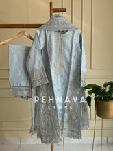 Premium Organza Party wear-shade1