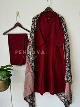 Front Panel Kurta Set with Dupatta-12560 - Pehnava Lawns
