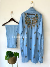 Thread Embroidered Chanderi Suit