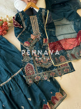 Royal Organza Party wear Embellished Suit 5187 - Pehnava Lawns