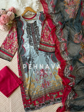 Intricate Floral Charmed Suit-Red(3525)