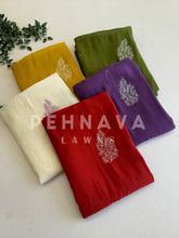 Chanderi Embroidered Suit - Pehnava Lawns
