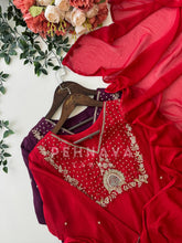 Hand Embroidered panel Cut Suit - Pehnava Lawns
