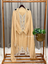 Premium HeavyHandwork led Semi-Stitched Suit