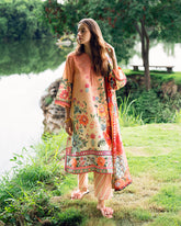 Printed Lawn Collection-PETAL GLAZE