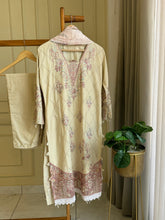 New Stitched Embellished Floral Suit-1