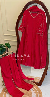 Chanderi Handworked Ensemble-17553