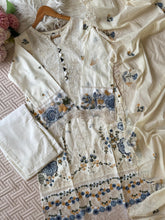 Cotton Embroidered Suit-2251