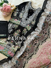 Cotton emroidered suit with chiffon /cotton embroidered dupatta-3689/4000