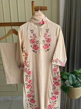 Pure Cotton Suit with Floral Embroidery -39398