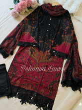 Black&Red Cotton Suit-1144