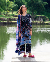 Printed Lawn Collection-BLACKBERRY FROST