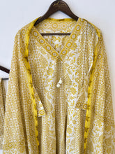 Panel cut three peice flaired suit-4757 - Pehnava Lawns