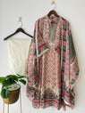 Printed Three Piece Suit