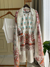 Embroidered Printed Cotton Set-1104