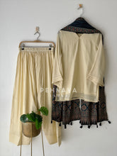 Farshi Shalwar Set with Ajrak Printed Dupatta-B269