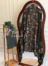 Floral Embroidered Unstitched Suit 4509