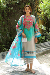 CHARIZMA 3-PC UNSTITCHED PRINTED LAWN COLLECTION CP5-02