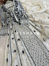 Chikankari embroidered Anarkali
