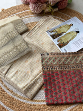 Khaadi Unstitched embroidered Lawn suit-7935