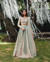 Premium Pastel Lehenga - PETALHOUR - Pehnava Lawns