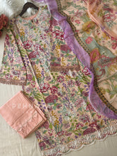 Pink Floral Lawn Collection-AZ-1407 - Pehnava Lawns