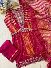 Pink Printed Pakistani Cotton Suit