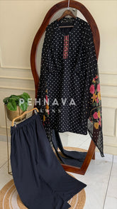Polka Dot Three-Piece Suit