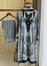 Casual Fit Lawn Suit- 08920