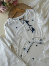 Pure Cotton Suit with Embroidered detailings-9028