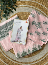 Khaadi Unstitched embroidered Lawn suit-0105