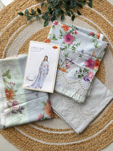 Khaadi Unstitched embroidered Lawn suit-0108