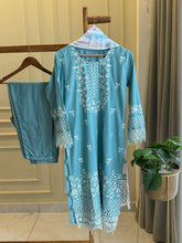 New Stitched Embellished Floral Suit-5